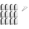 4/8/12 pcs Glass Clamps, 6-8-10-12mm Round Glass Clamps, Glass Mounting