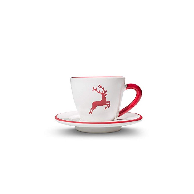 GMUNDNER KERAMIK Manufaktur 0318STES01SET Ruby Gourmet Espresso for you Gourmet