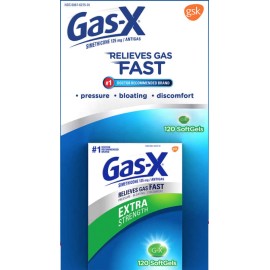 Gas-X Extra Strength, 120 Softgels, EXP 08/26