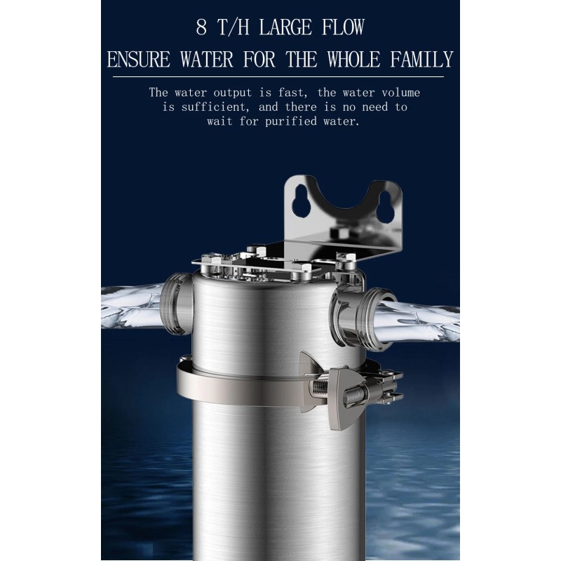 TECHTONGDA Brand New Stainless Steel Front Filter House Waterway Filter