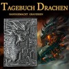 3D Dragon Vintage Diary + Pen Set, A5 Lined Notebook,