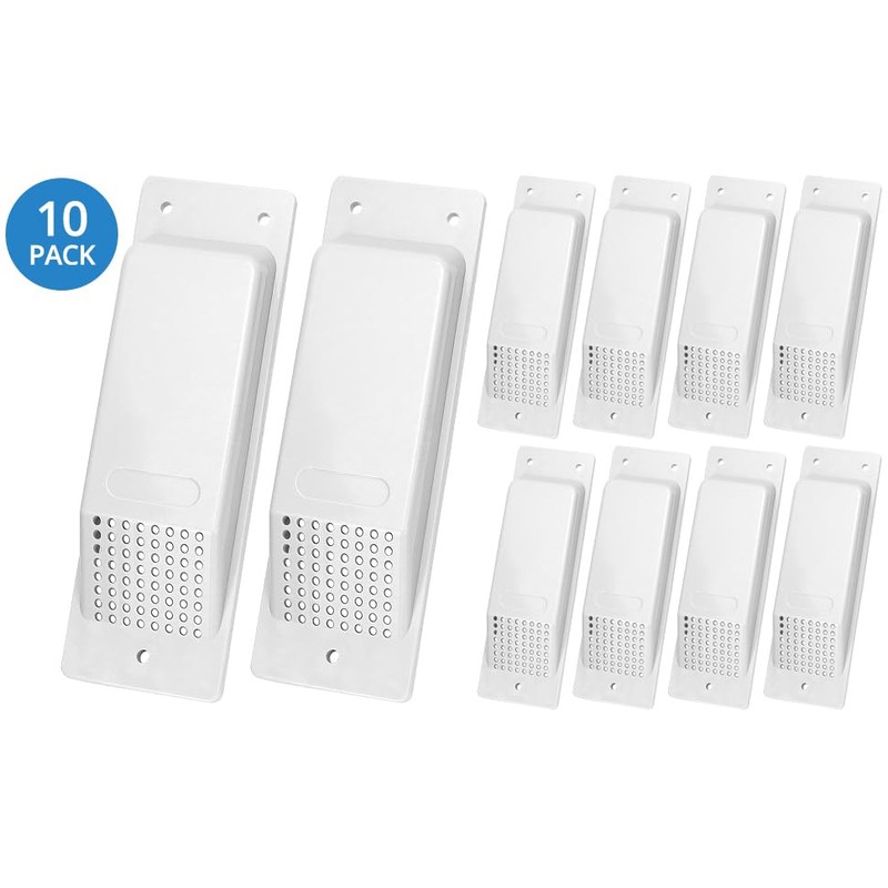 QWORK Shipping Container Air Vents - 8" x 2.6" Light