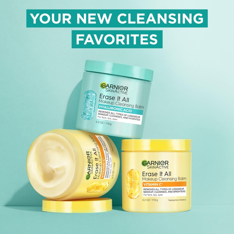Garnier Erase It All Makeup Cleansing Balm with Hyaluronic Acid,