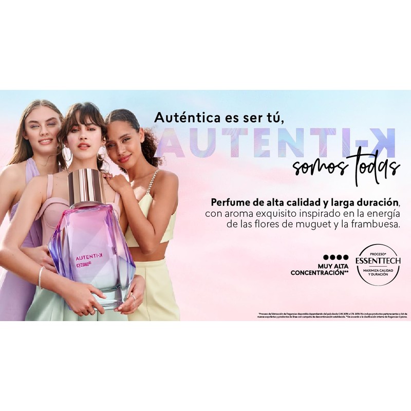 Autentik Set: Autentik and Autentik Vibes Eau De Parfum/Perfume 1.5