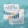 Little Pocket Hug Just For You Wooden Heart Token with