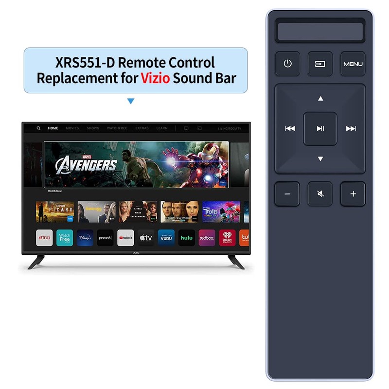XRS551-D Replace Remote for Vizio Sound Bar SB3851-D0 SB4551-D5 SB4051-D5