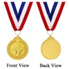 STHGDONA Gold Football Medals for Children, 12-Pack of Metal Medals