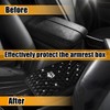 Mandark Bling Car Center Console Cover, Rhinestones Crown Vehicle Armrest