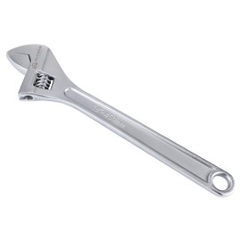 Olympia Tools 18" Adjustable Wrench, Heavy Duty Drop Forged Steel, Chrome Plated, Precision Machined Jaws, Rust Resistant