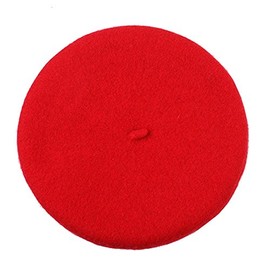 Fastflows Beret for Kids and Babies, Plain Color, 100% Australian Wool, Thermal, Spring, Autumn, Winter, 30 Colors -