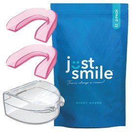 Night Guard for Teeth Grinding at Night: Moldable Dental Mouth Guard for Sleeping - Night Guard Protection for Teeth Clenching Pink 2 Pack