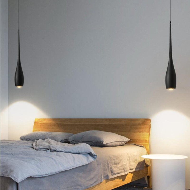Modern Pendant Light for Kitchen Island Iron LED Hanging Ceiling