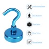 E BAVITE Strong Magnetic Hooks Heavy Duty, 25Lbs Rare Earth