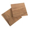 Abaodam 2pcs Thickened Black Walnut Wood Planks DIY Carving Wood