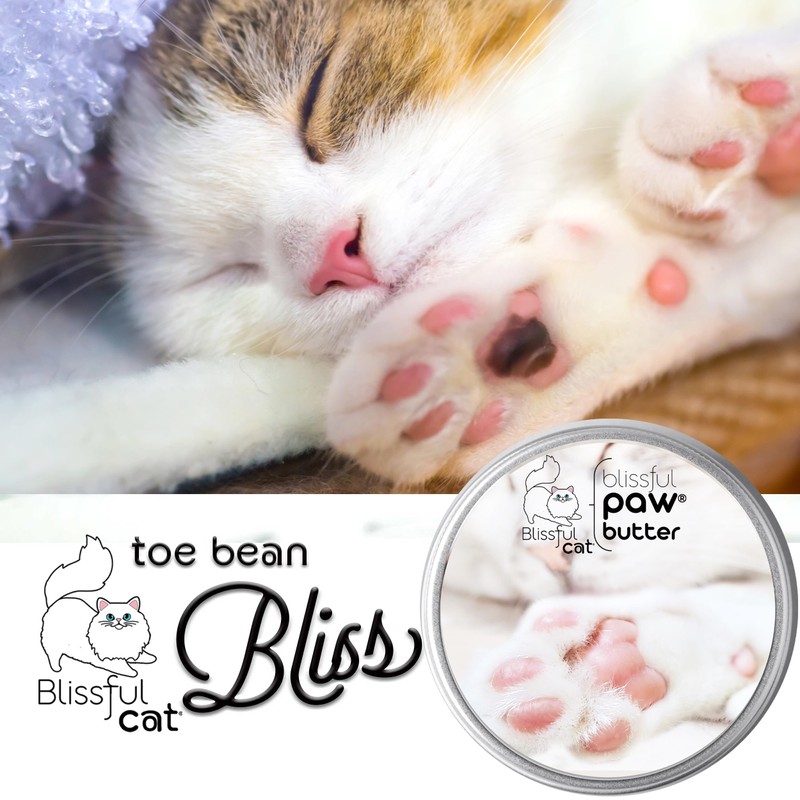 The Blissful Cat Paw Butter, Moisturizer for Dry Paw Pads,