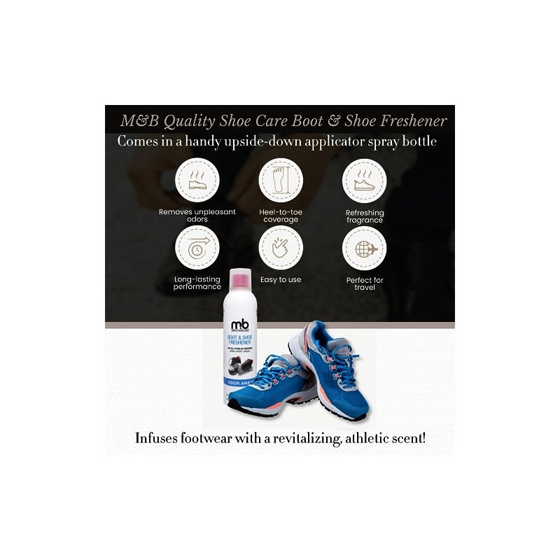 Moneysworth & Best Boot & Shoe Freshener, Shoe Odor Eliminator,