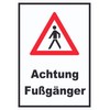 HB-Druck Achtung Fußgänger Sign A4 (210 x 297 mm)