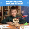 Smartivity STEM Mechanical Airplane Launcher Kit for Kids Ages 6