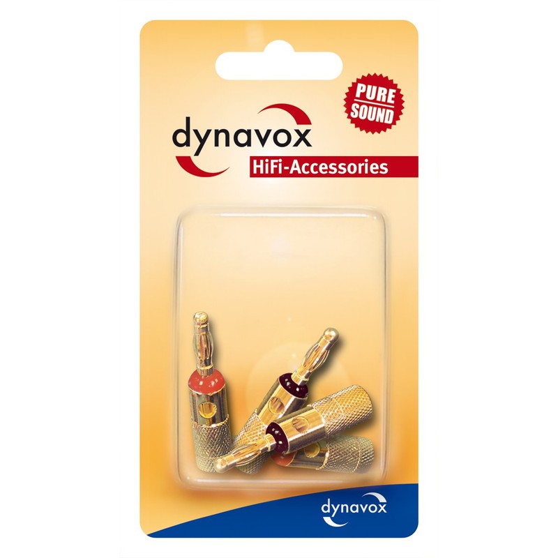 DynaVox BANANENSTECKER 4ER ROT