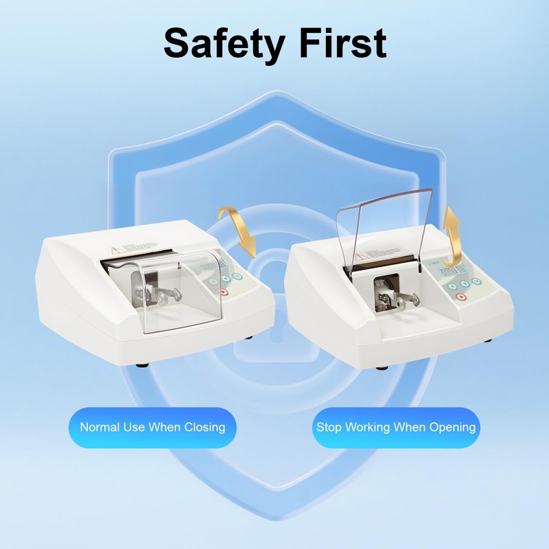 Dental Lab Digital Amalgamator,35W High Speed Electric Amalgamator Capsule Mixer