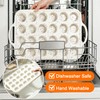 2 Pack Silicone Muffin Pans with Metal Reinforced Frame Regular