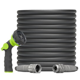 100 FT Non-Expandable Garden Hose – Heavy Duty Water Hose for Large Properties & Extended Reach, 1/2" ID, 3/4" Swivel Fittings, Kink & Leak Resistant
