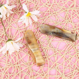 Leadigol Travel Size Comb Folding Comb Ox Horn Comb Hair and Beard Comb,Foldable Beauty Tool Hair Care Tool Portable Girl Hair Styling Tool Massage Comb