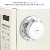 Kitchen Timer,Manual Mechanical Stainless Steel Kitchen Timer with Magnetic Base,Durable