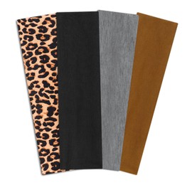 Wide Headbands for Women Men, 4 Pack Fashion Head Bands for Women's Hair,Soft Fabric Stretchy Hair Bands for Makeup,Yoga,Running (Pack E, 6cm Wide)