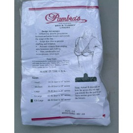 Pambra's The Original Bra & Tummy Liner Beige color size XX-Large