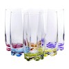 Vibrant Splash Water, Beverage Highball Glasses, 13.25 Ounce - Set