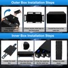 ATPWONZ Trading Card Storage Box, 18000+ Cards Deck Box for