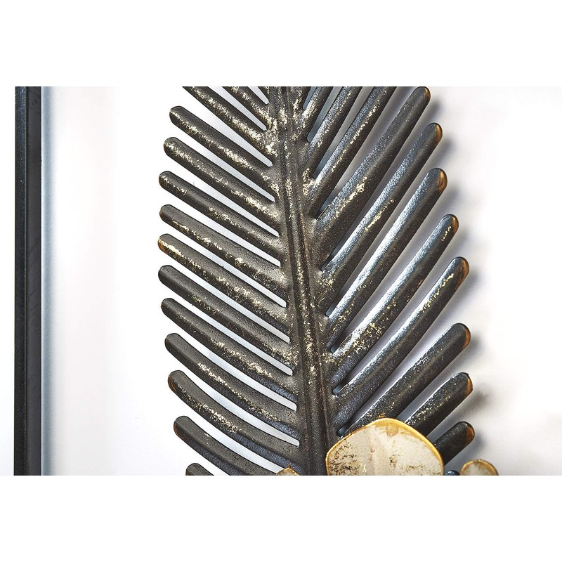 Kobolo Wall Decoration Metal Picture – Monstera – Metal –