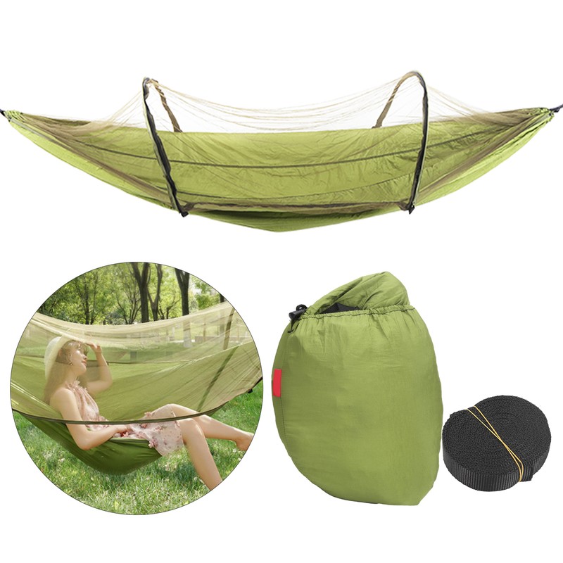 Single Person Super Light Automatic Quick Opening Removable Hammock with