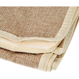 Domopak Under Bed Storage 55x45x25cm in brown/grey, Polyester, 55 x 45 x 25 cm