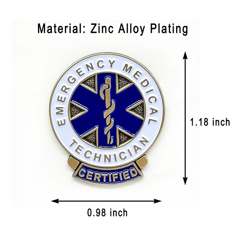Emergency Medical Technician EMT Enamel Pin - Theme Series