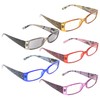 READING GLASSES 5 pack Tiger Patterned Temples Include Sunshine Readers