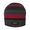 RockJock Striped Knitted Fleece Lined Beanie HAT with R40 Thermal