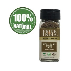 PRIDE OF INDIA Gourmet Tulsi (Holy Basil) Cut & Sifted - Reclosable Pouch