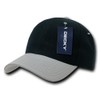 DECKY Deluxe Baseball Cap, Black/Grey