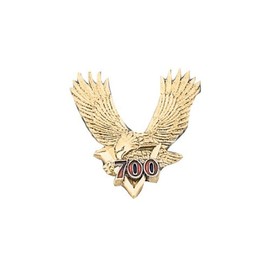 Show Chrome Accessories 2-96A 2-Inch V700 Eagle Emblem