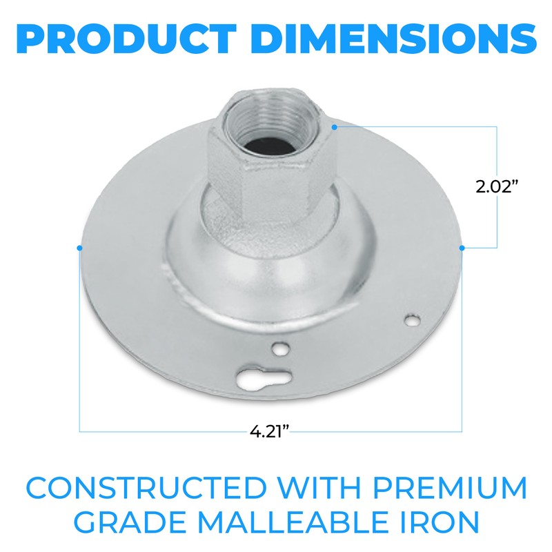 OhLectric Swivel Pendant for 3/4"Conduit - Swivel Pendant Mount for