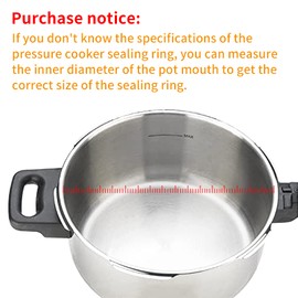 S-9892 Pressure Cooker Gasket Seal - For Mirro Pressure Cooker S9892 9892 M-0296 M-0436 M-0498 M-0536 M-0596 M-0646 M-1952 Replacement ４｜6 ｜ 8 QT Models - 2 Pack