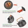 Portable Outdoor Camping Cookware Set -GEEKHOM 10-Piece Stainless Steel Cookware