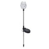2Pcs Garden Solar Lights LED RGB Fast Charging Petal Design