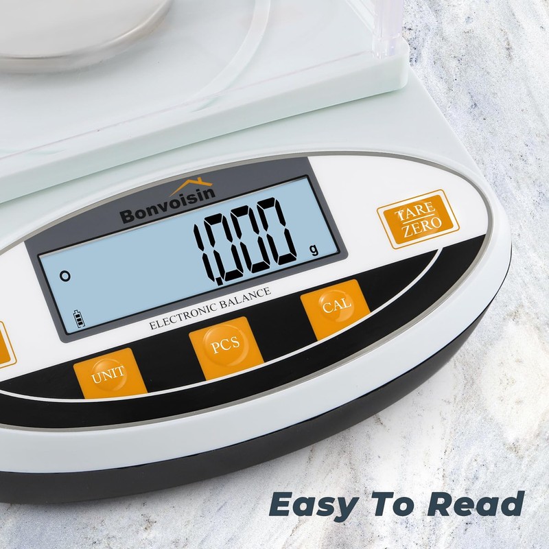 Bonvoisin Analytical Balance 500 Gram x 0.001g High Precision Lab