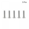 uxcell Square Head Bolt, 5pcs M8x35mm Fully Thread 304 Stainless