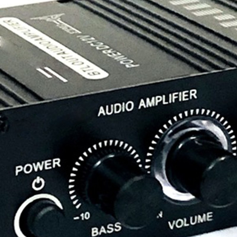 Mini Amplifier 2 Channel Clean Sound Powerful Portable Small Stereo