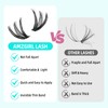 Wispy Eyelash Clusters, 280 Pieces, 40D Eyelash Clusters, 9-16 mm