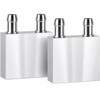CLYXGS Aluminum Water Cooling Block 40mm×40mm×12mm M-Type Channel Liquid Cooler